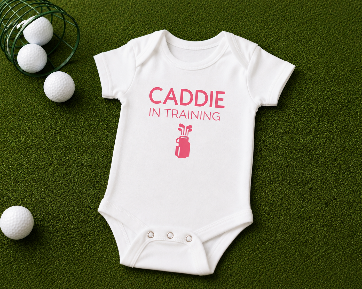 Baby Onesie "Caddie in Training"