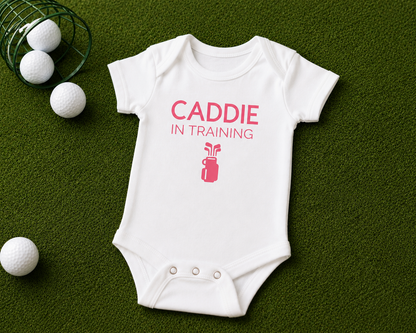 Baby Onesie "Caddie in Training"