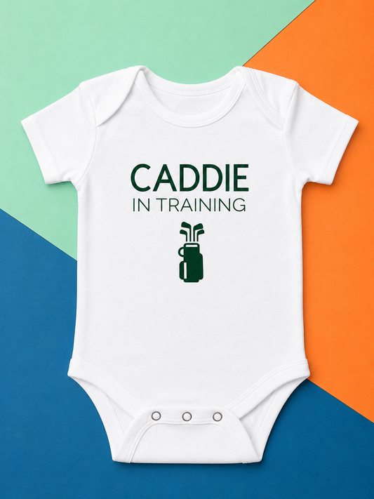 Baby Onesie "Caddie in Training"