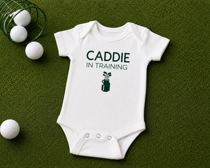Baby Onesie "Caddie in Training"